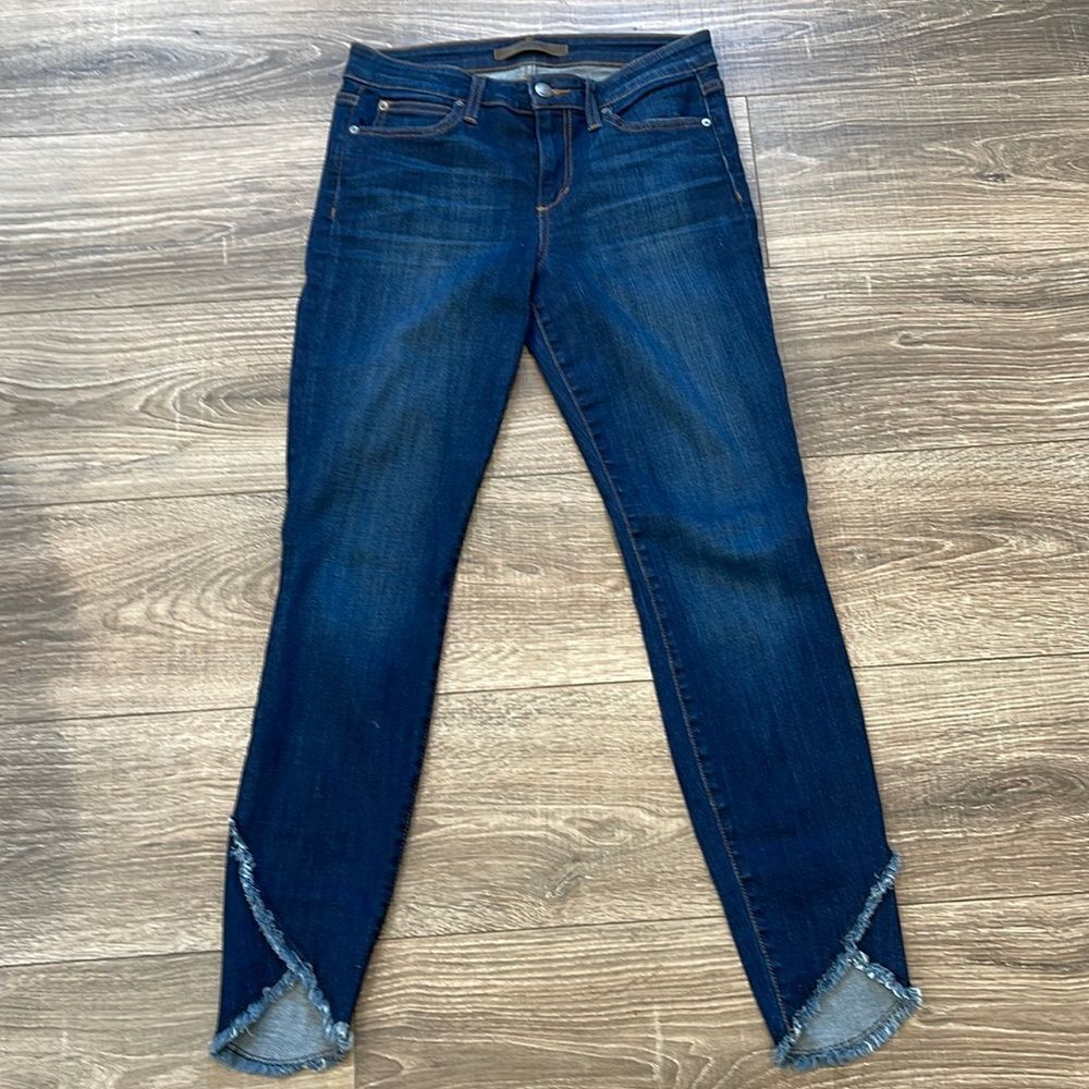 JOE’s FLAWLESS THE ICON mid-rise skinny ankle jeans